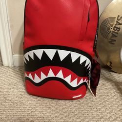 Red Limited Edition Sprayground Backpack 