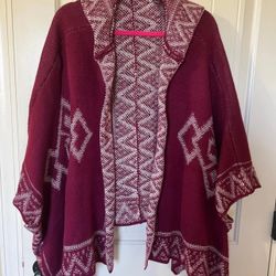 VICI WESTERN HOODED PONCHO BOHO