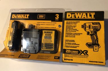 Brandnew cordless Dewalt 20v max XR impact driver