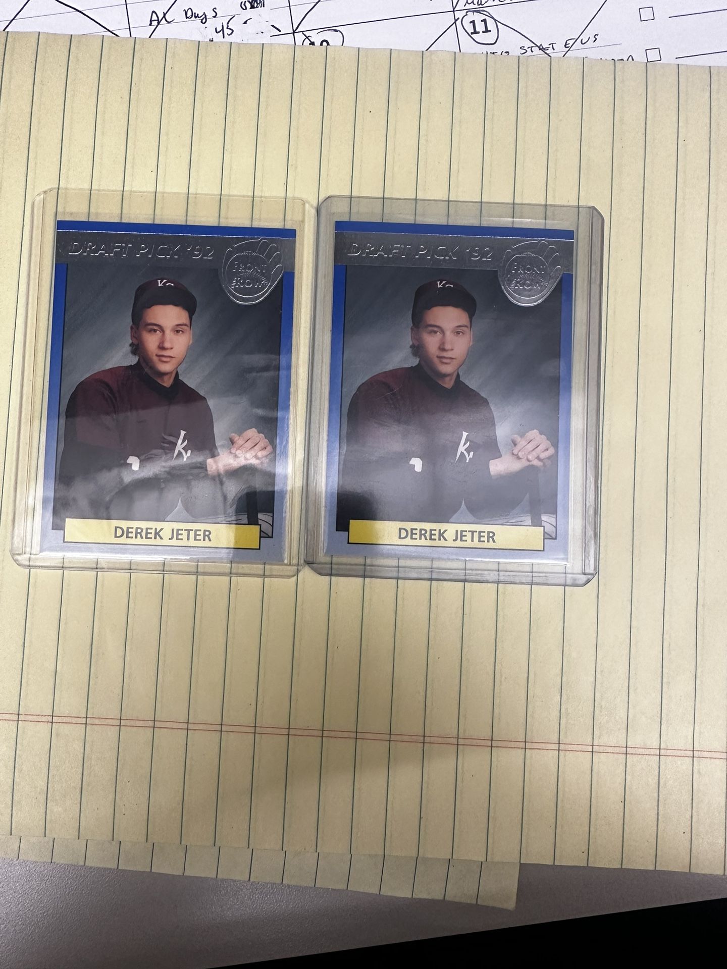 1992 Derek Jeter Front Row Draft Pick