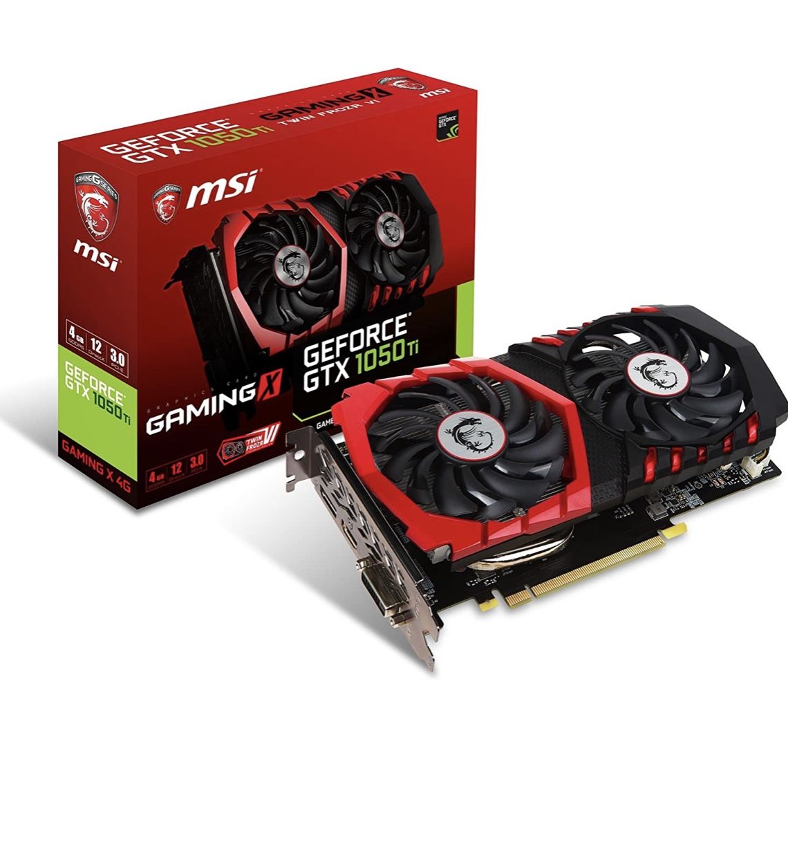 MSI GEFORCE GTX 1050 TI GAMING  4GB