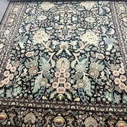 6 X 9 Hand Knotted Wool Rug 