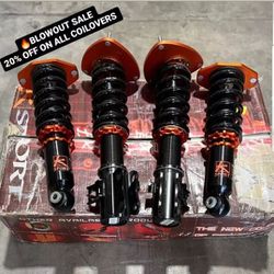 Coilovers: NO Credit Check/Only $40 Down-payment 
