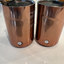 Starbucks Copper Bronze Metallic Coffee Cups / Tumblers