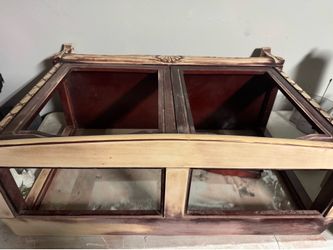 Wooden display case
