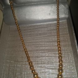 Zales Graduated Beaded Choker Necklace In 10k  Gold
