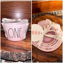 Rae Dunn Matte Pink Measuring Cups