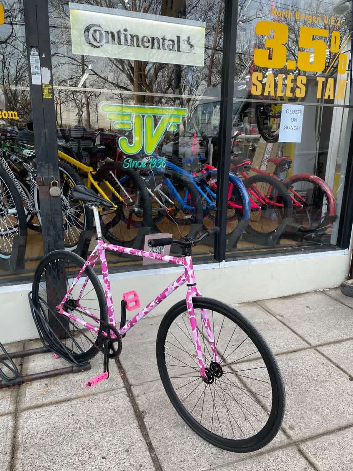 Pink Camo Fixie
