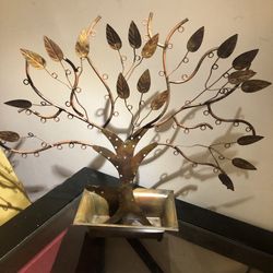 Handmade Metal & Wire Earring/Jewelry Tree Holder