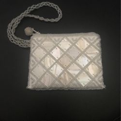 Mother of Pearl wristlet/purse