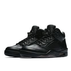 Black Air Jordan 5 Retro premium