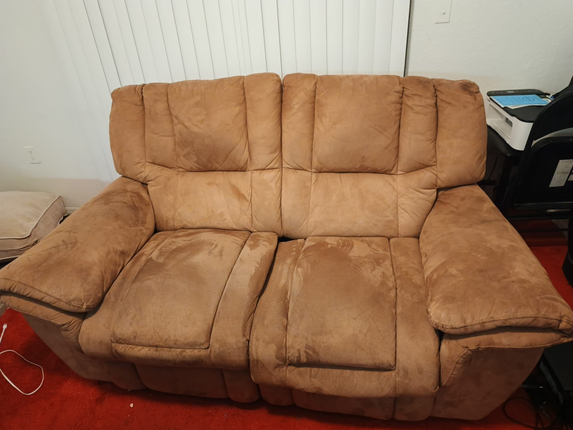 2 Recliner Sofas Couch