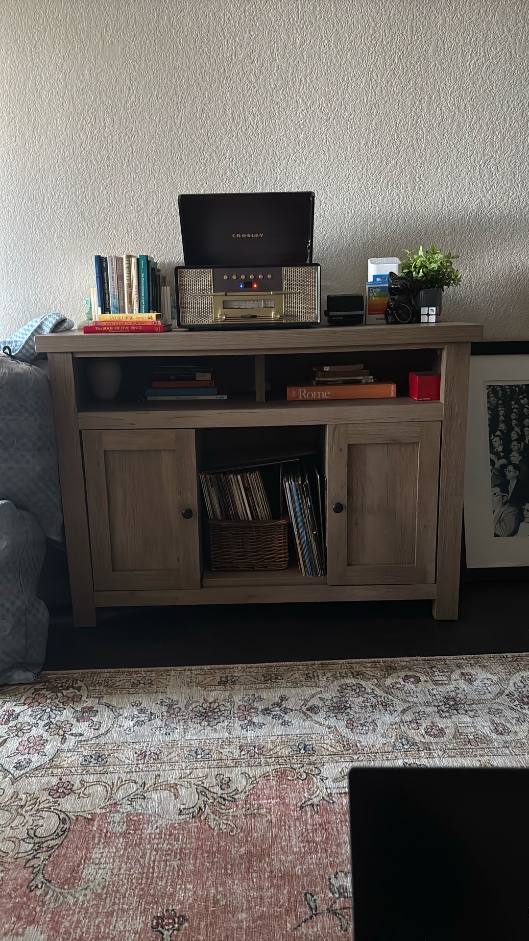 TV Console Tab Wood