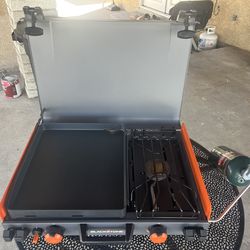 Blackstone Adventure Ready Camp stove with utensils