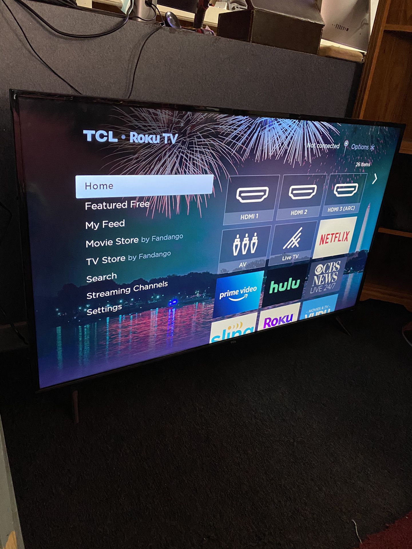 TCL 55” Roku Smart TV