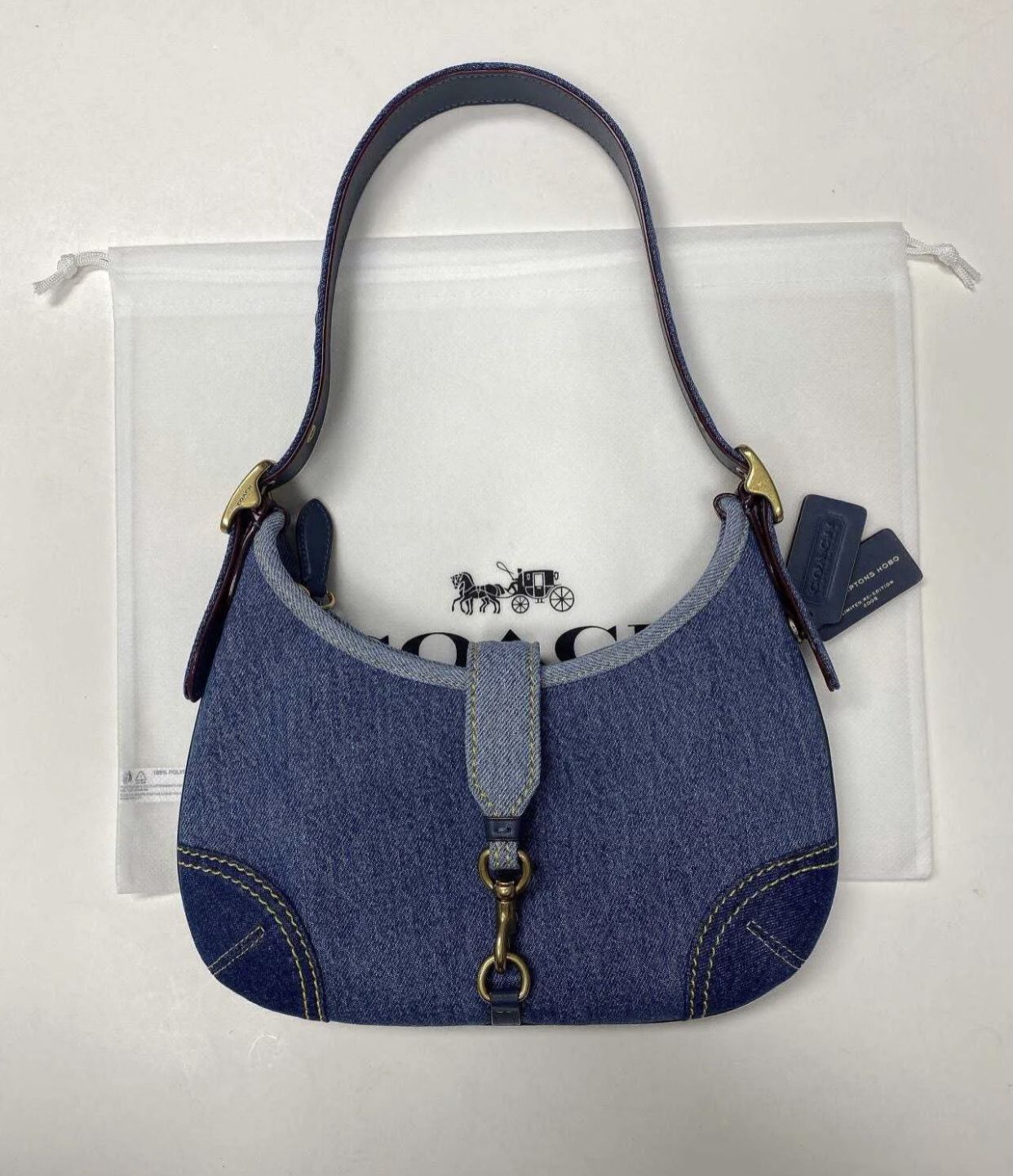π₯ Coach Denim Shoulder Bag | Limited Edition | Brand New with Tags π₯