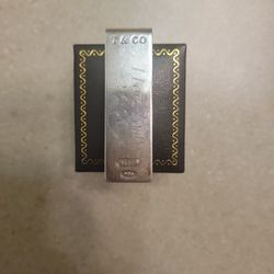 Tiffany And Company Sterling Silver Money Clip.  Weight Is 23.6 Grams