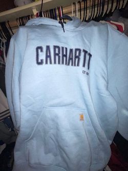 Light blue CARHARTT hoodie