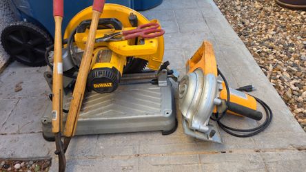 Cutting wood and metal