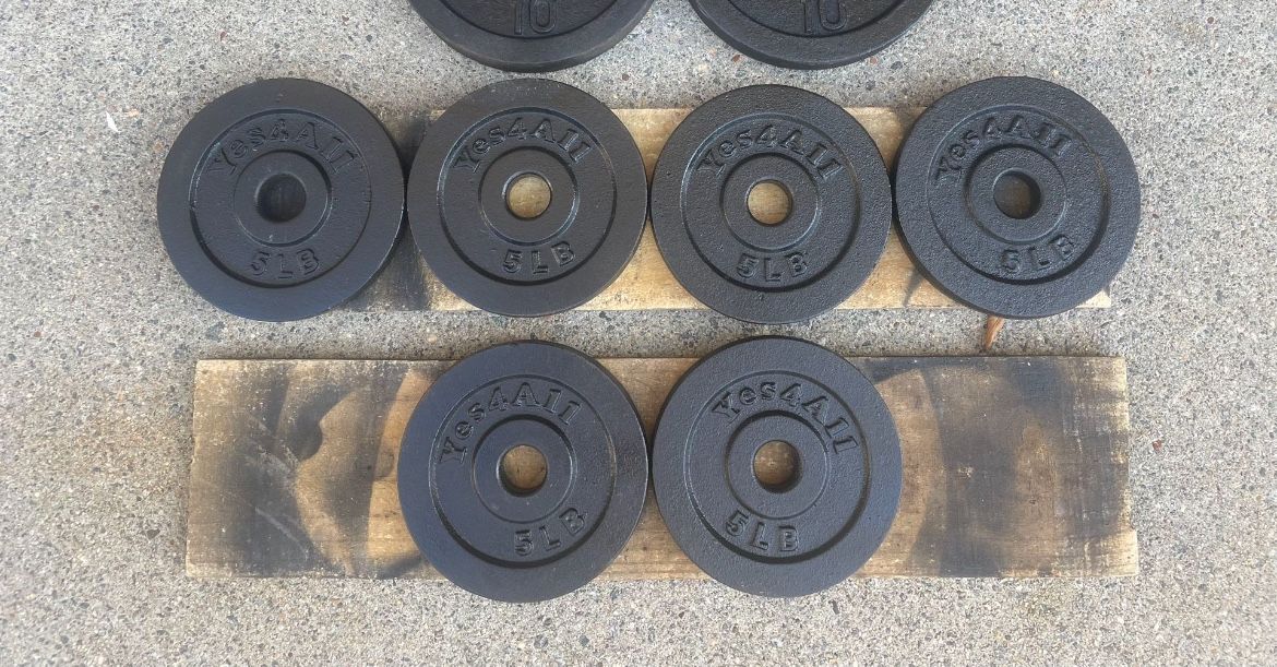 30 lbs Iron Weight Plates