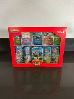 COSTCO Pokémon TCG Ascended Heroes Mini Tins 5-Pack Collection Sealed