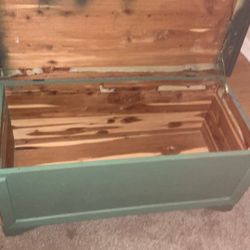 Painted Cedar Chest