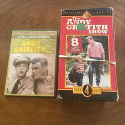 Andy Griffith VHS Tapes And 1 DVD