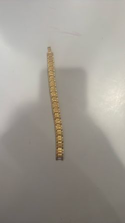 Magnetic Gold Mens Braclet