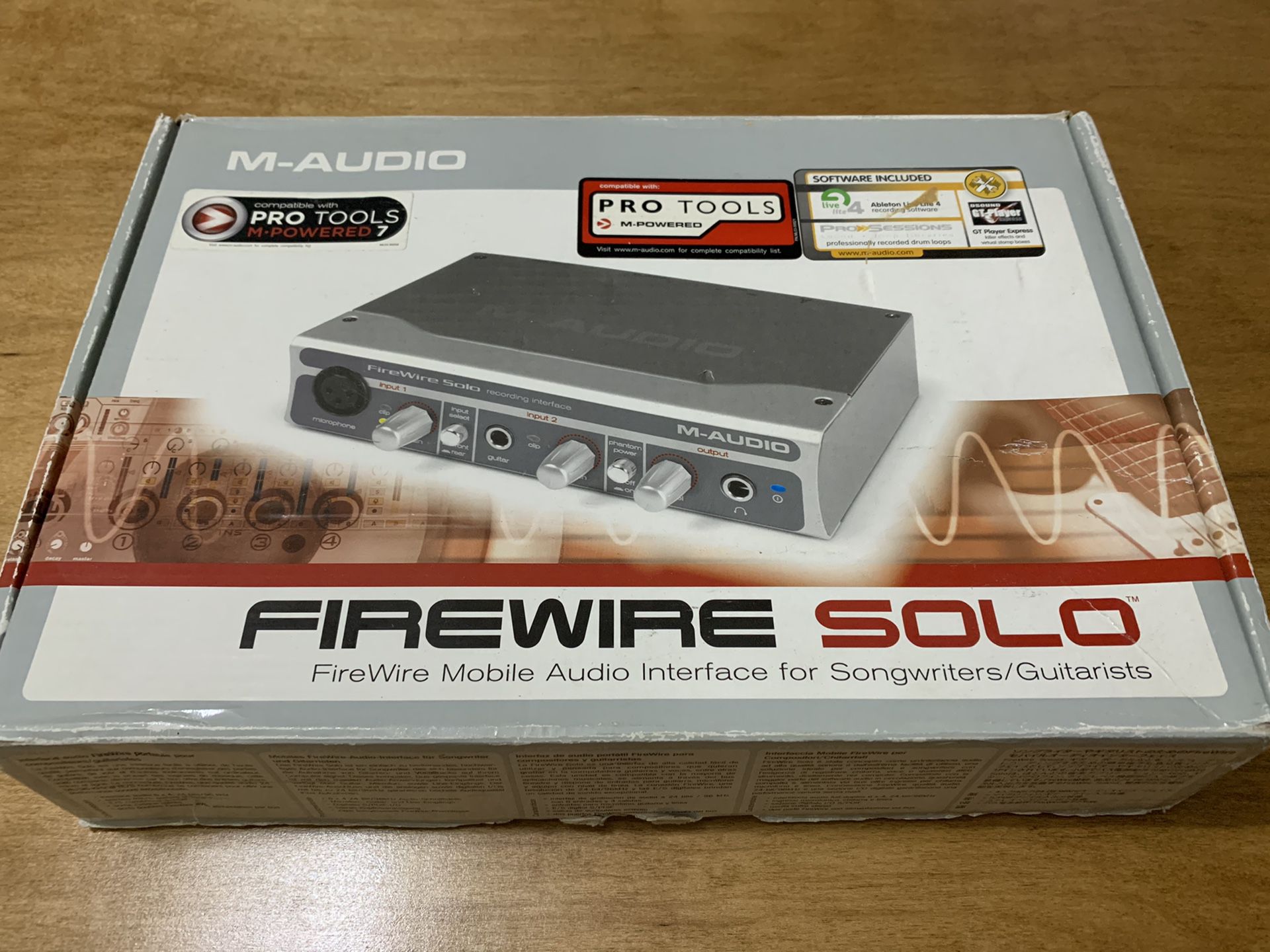 M-Audoi Firewire Solo Audio Interface with the original box!
