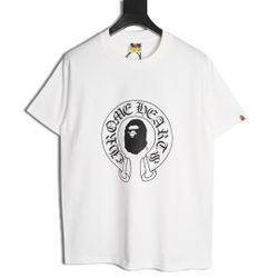 BAPE x chrome heart tee