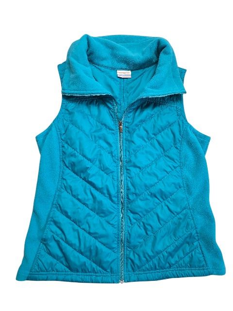 Columbia Women's Teal Full Zip Vest Size Large