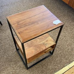 Sheesham Storage End Table 