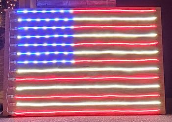 LED Neon US Flag