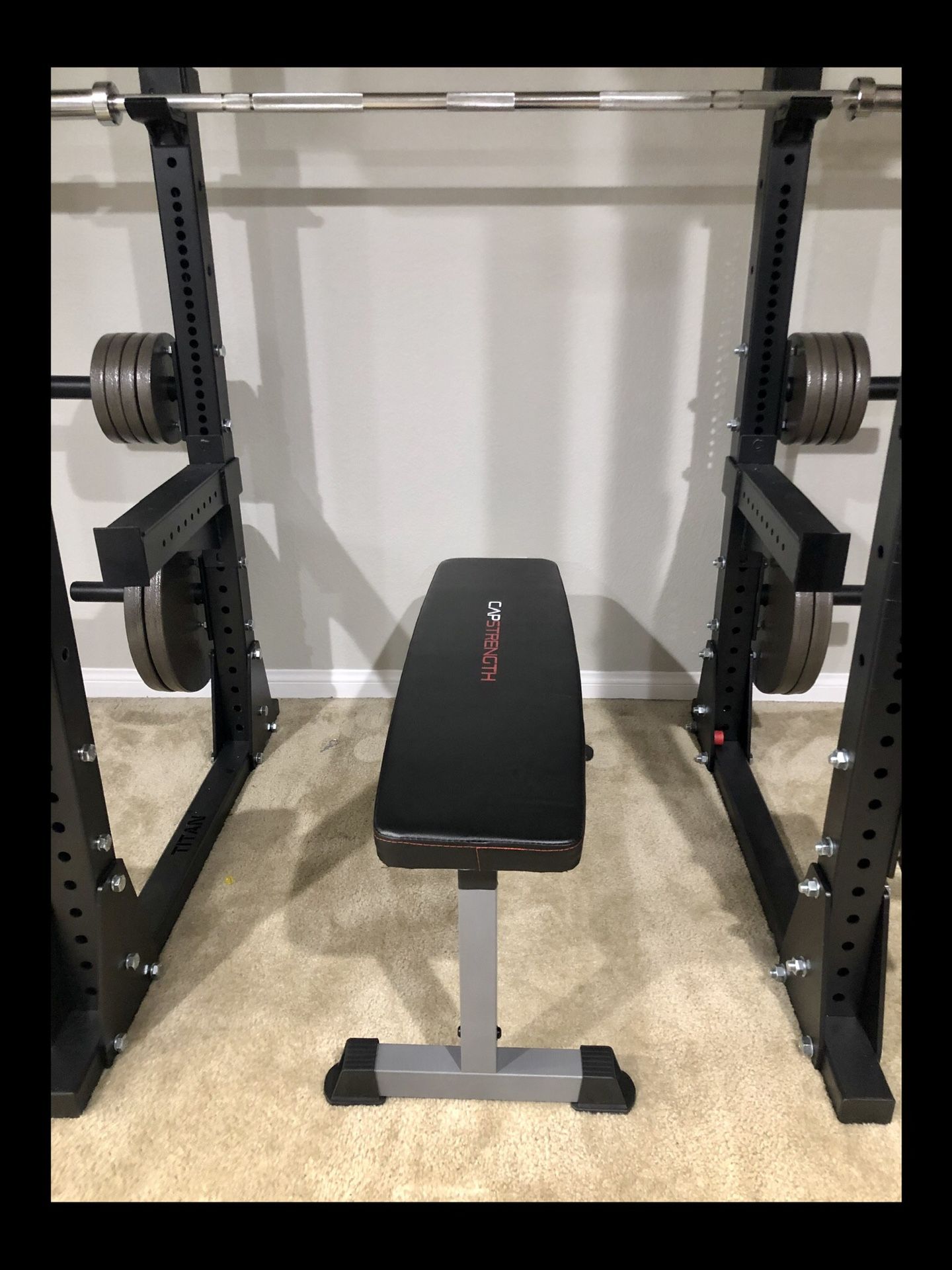 Brand new in box never opened flat utility weight workout bench (not negotiable)