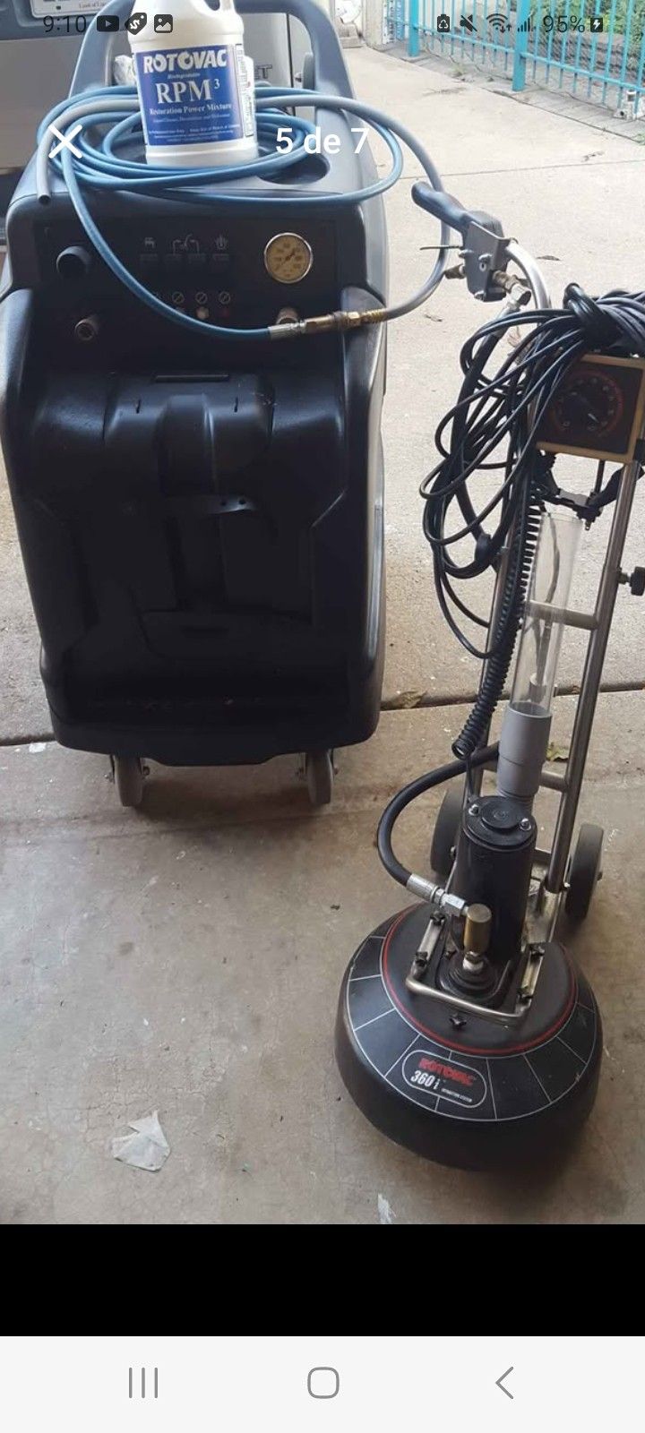 Carpet cleaner Equipment 