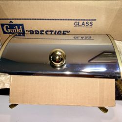 Vintage 70’s  Guild Prestige Casserole Buffet Warmer Silver Plant Knobs Chrome