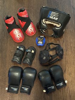 Tigear Youth Kickboxing Sparring Gear Bundle