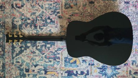 Yamaha F335-BL Black Dreadnought Acoustic Guitar – Great Beginner Guitar