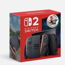 Nintendo Switch 2 Mario Kart Bundle Sealed 