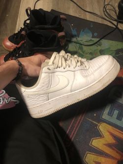 Snakeskin Air Force 1s Size 9
