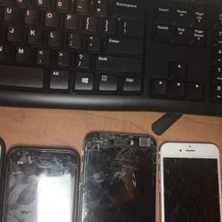 Four Broken iPhone 6