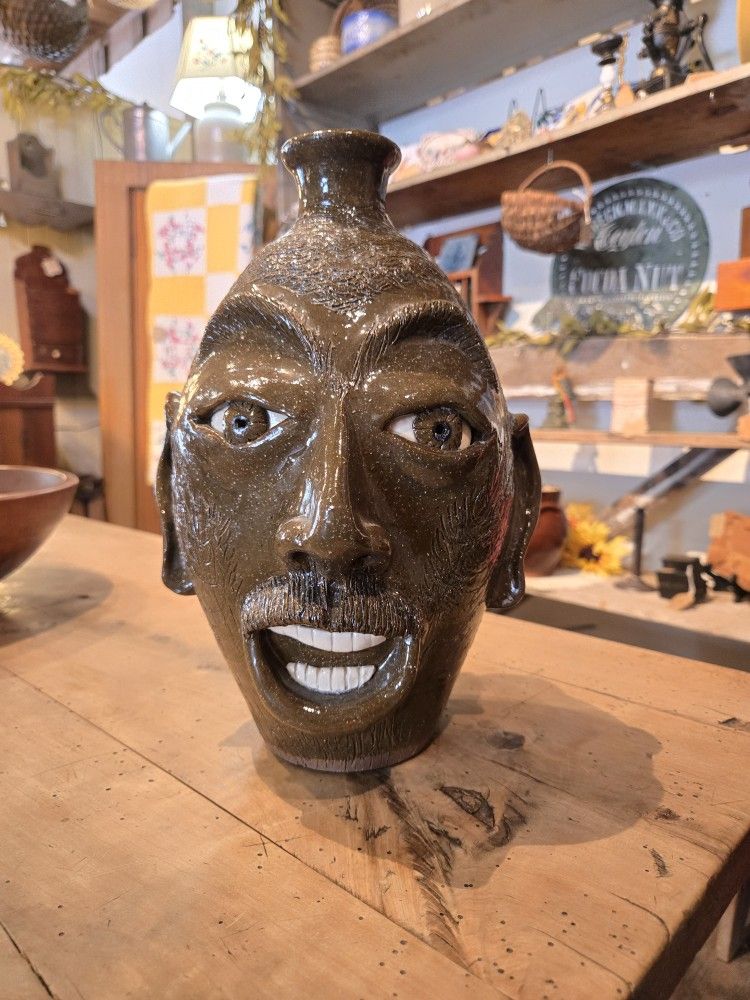 Vintage Face Jug
