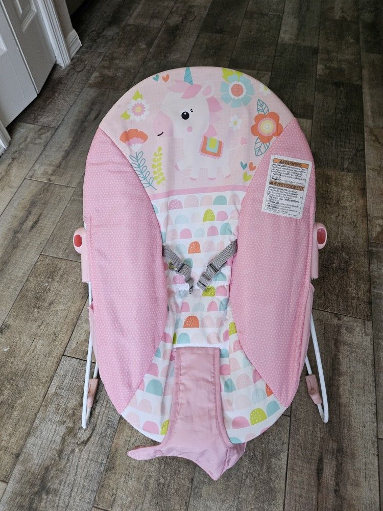 Pink Baby Girl Bouncer
