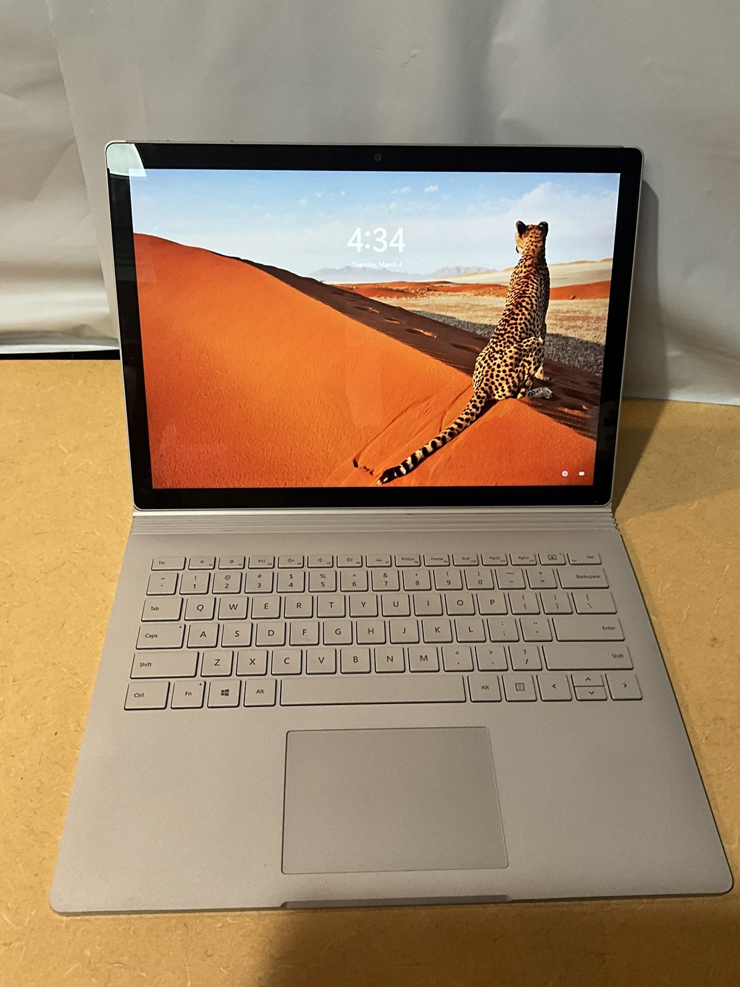 Microsoft book 2 i5 8gb 256gb ssd window11 pro touchscreen new window install ready to use ,come with pen and keyboard ,no power adapter