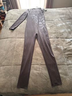 Black one arm Long Sleeve Catsuit