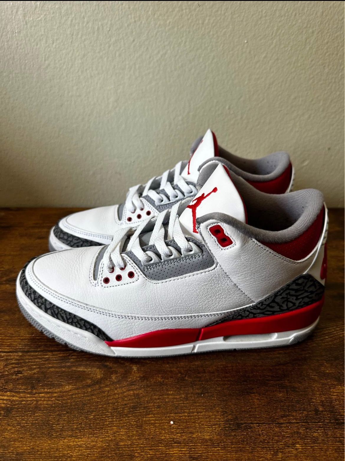 Jordan 3 Fire Red Size 9.5