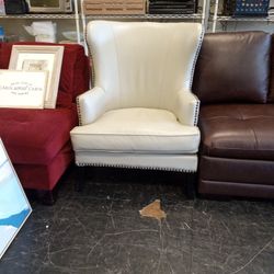 Nice Studded Leather Chair 