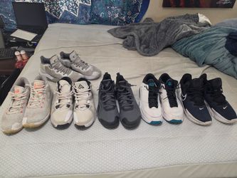 6 pairs men's shoes 9.5/10