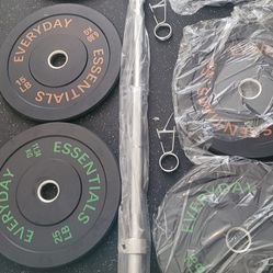 Olympic Bar And Weights 