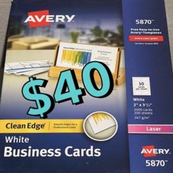 Avery business cards No. 5870
